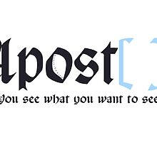 Apost[ ]e - blue